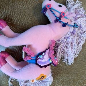 Pink Plush Horse Toy groovy girl